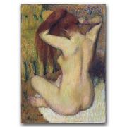 Plakaty - Plakat do pokoju Degas Kobieta czesząca włosy A3 - miniaturka - grafika 1