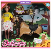 Lalki dla dziewczynek - Lalka i konik z akcesoriami. 29cm - miniaturka - grafika 1