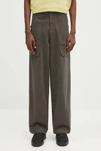 adidas Originals spodnie bawełniane P Ess C Pt męskie kolor zielony proste JD3339 - Spodnie męskie - miniaturka - grafika 1