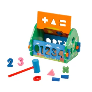 Dla Najmłodszych Domek Edukacyjno - Manualny - Sortery dla dzieci Dla Najmłodszych Domek Edukacyjno - Manualny - Sortery dla dzieci - miniaturka - grafika 1