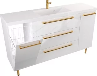Szafka Umywalkowa Stojąca ATHOS 140 cm K D UZ - Szafki łazienkowe - miniaturka - grafika 1