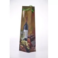 Opakowania i torebki na prezenty - Canpol Torebka ozdobna papierowa TG-50 butelka 12,7x33x11,3 cm - miniaturka - grafika 1