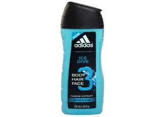 Adidas Ice Dive Marine 3 Żel pod prysznic 250 ml - Płyny do higieny intymnej - miniaturka - grafika 1