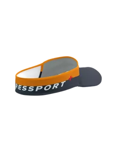 COMPRESSPORT Daszek biegowy ULTRALIGHT VISOR V2 magent/ autumn glory - Czapki i chusty sportowe damskie - miniaturka - grafika 3