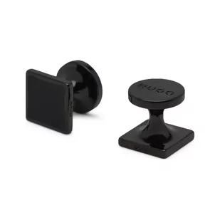 HUGO Spinki do mankietów E-TOTAKE-CUF - Spinki do mankietów i krawatów - miniaturka - grafika 1