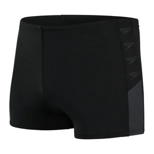 Męskie Bokserki kąpielowe SPEEDO BOOM LOGO SPLICE ASHT AM 8-128239023 – Czarny - Kąpielówki męskie - miniaturka - grafika 1