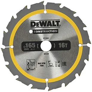 Dewalt DeWALT ostrze do piły tarczowej, 1 sztuki, srebrny; żółty; czarne, dt1949-QZ DT1949-QZ - Akcesoria do elektronarzędzi - miniaturka - grafika 2