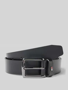 Pasek skórzany z aplikacją z logo - Paski - miniaturka - grafika 1