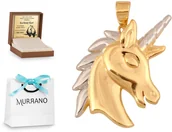 Zawieszki - Rodium Złota zawieszka 585 fantazyjna prezent grawer - miniaturka - grafika 1