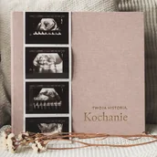 Scrapbooking - Pamiętnik dziecka "Twoja historia, Kochanie", różowy - miniaturka - grafika 1