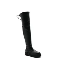 Kozaki damskie - Stuart Weitzman Skórzane muszkieterki LOWLAND - miniaturka - grafika 1