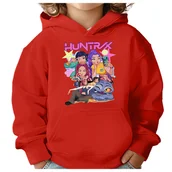 Bluzy dla dziewczynek - BLUZA DZIECIĘCA KPOP DEMON HUNTERS HUNTRIX 110-116 Z KAPTUREM BAWEŁNIANA - miniaturka - grafika 1