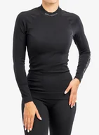 Bluzy sportowe damskie - Bluza termoaktywna damska Brubeck Extreme Thermo Sweatshirt - blk - miniaturka - grafika 1