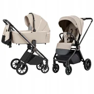Wózki dziecięce - Wózek dla dziecka CARRELLO Ultra CRL-6525 2w1 Cosmic Beige - miniaturka - grafika 1