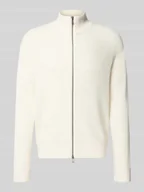 Swetry męskie - Kurtka z dzianiny ze stójką - miniaturka - grafika 1