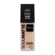Podkłady do twarzy - Gabriella Salvete Soulmatte Hyaluronic Foundation Podkład 30 ml Odcień 02W Ivory Warm - miniaturka - grafika 1