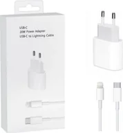 Ładowarki do telefonów - RoGer CH20W1M Wall Charger 20W / USB-C - Lightning 1m - miniaturka - grafika 1