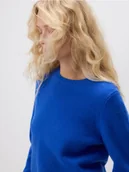 Swetry damskie - Reserved - Wełniany sweter - niebieski - miniaturka - grafika 1