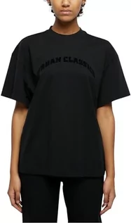 Koszulki i topy damskie - Urban Classics Damska koszulka damska Oversized Flock Tee, czarny, 5XL - grafika 1