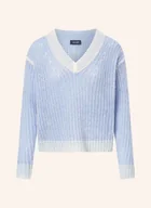 Swetry damskie - Joop! Sweter Oversize blau - JOOP! - miniaturka - grafika 1