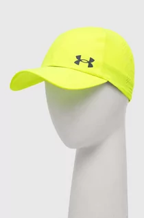 Czapki męskie - Under Armour czapka z daszkiem Iso Cill Launch kolor żółty gładka - grafika 1