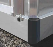 Szklarnie ogrodowe - Palram - szklarnia plastikowa Canopia Essence 8x20 srebrna 607x244x229 cm - miniaturka - grafika 1