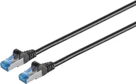 Kable miedziane - Kabel sieciowy patch S/CONN o maksymalnej łączności, kat. 6A, S/FTP, PIMF, bezhalogenowy, GHMT-CERTIFIED, czarny, 1,5 m (75711-A1.5S) - miniaturka - grafika 1