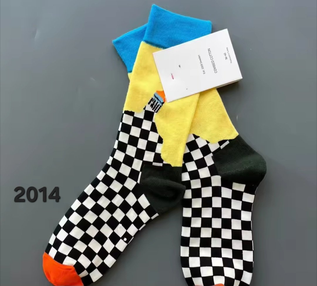 Kolorowe skarpety Happy Socks unisex rozmiar 36-40 (2014)