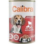 Mokra karma dla psów - CALIBRA DOG ADULT BEEF, LIVER & VEGETABLES 1240 g - miniaturka - grafika 1