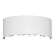 Lampy ogrodowe - Lampa natynkowa ścienna LED 8W ORTELO OWL-6650-4-WH-3K Italux - miniaturka - grafika 1