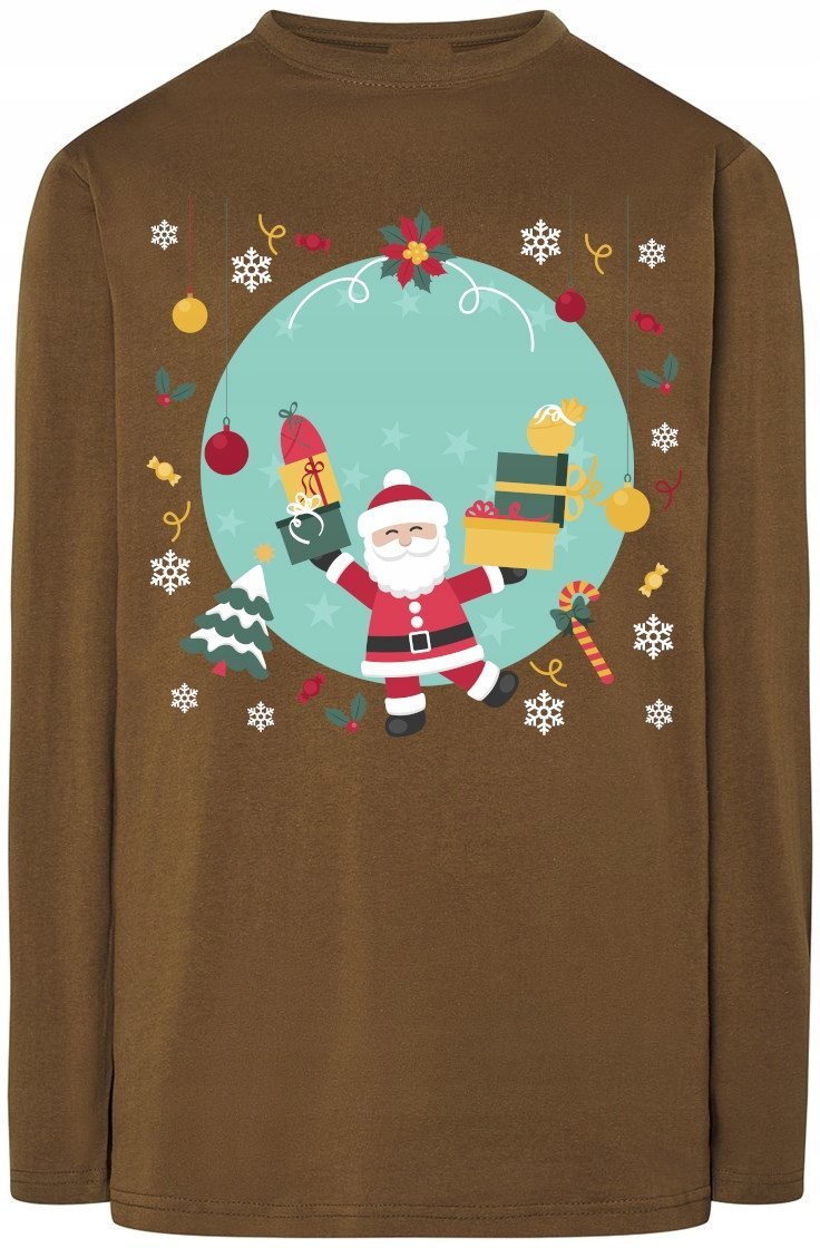 Świąteczna Męska Bluza Longsleeve Rozm.XXL