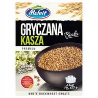 Kasza - KASZA GRYCZANA MELVIT BIAŁA 4*100 g - miniaturka - grafika 1