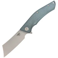 Noże - Nóż składany Bestech Cubis Blue Micarta, Stonewashed/Satin D2 (BG42C) - miniaturka - grafika 1
