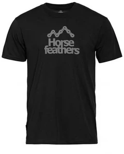 Koszulki dla chłopców - Horsefeathers ROOTER chain black koszulka męska - XXL - grafika 1
