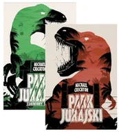 Horror, fantastyka grozy - Pakiet Jurassic Park, Zaginiony świat. Park Jurajski - Michael Crichton - książka - miniaturka - grafika 1