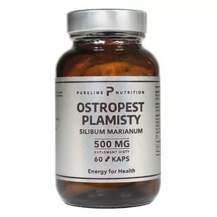 Pureline Nutrition Ostropest plamisty Ekstrakt 500mg, 60 kapsułek - Układ pokarmowy - miniaturka - grafika 1