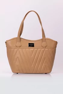 Pikowana torba typu shopper - Monnari - Torebki damskie - miniaturka - grafika 1
