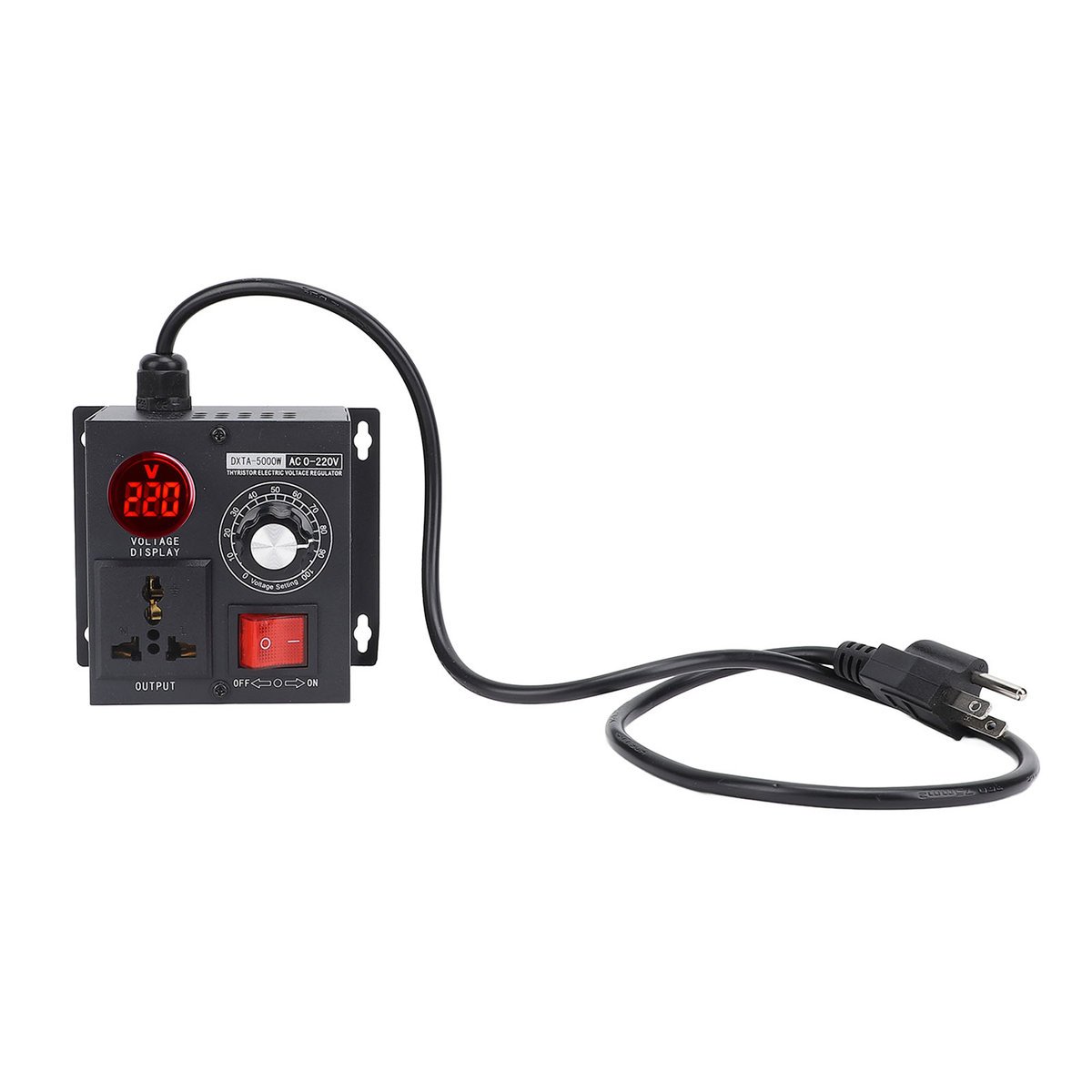Elektroniczny regulator napięcia 5000 W do wentylatora silnikowego, wejście 110 V