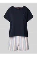 Piżamy damskie - Piżama z wyhaftowanym logo - Tommy Hilfiger - miniaturka - grafika 1