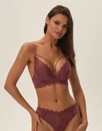 Biustonosze - Biustonosze push-up Oath  - fioletowy 65F - miniaturka - grafika 1