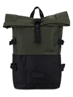 Plecaki - Hunter Plecak w kolorze czarno-oliwkowym - 28,5 x 46 x 16 cm - miniaturka - grafika 1