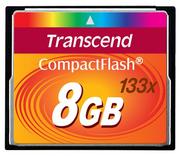 Karty pamięci - TRANSCEND CF, 8 GB, 133x - miniaturka - grafika 1