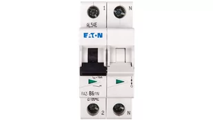Eaton Wyłącznik nadprądowy dwubiegunowy B 6A FAZ-B6/1N 278642 - Bezpieczniki elektryczne - miniaturka - grafika 1