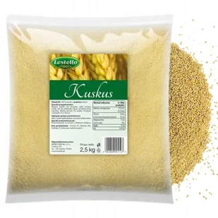 KASZA KUSKUS SYPKA 2,5 KG VEGE NATURALNA LESTELLO - Kasza - miniaturka - grafika 1