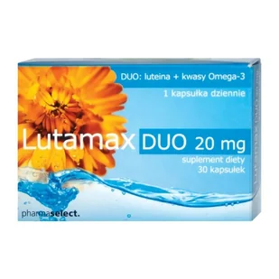 PHARMASWISS Lutamax duo 20 mg x 30 kaps - Wzrok i słuch - miniaturka - grafika 1