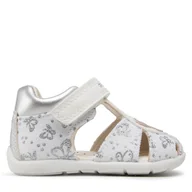 Buty dla dziewczynek - Sandały Geox B Elthan G. C B251QC 0AW54 C0007 Biały - miniaturka - grafika 1
