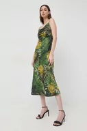 Sukienki - Guess sukienka kolor zielony maxi prosta - miniaturka - grafika 1