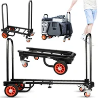 Wózki na żywność - DNA CART M1 wózek transportowy składany pojemny metalowy platforma dwa uchwyty 150 kg - miniaturka - grafika 1