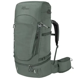 Plecak trekkingowy damski Jack Wolfskin Highland Trail 50+5 l hedge green - Plecaki - miniaturka - grafika 2