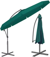 Parasole ogrodowe - Parasol z wysięgnikiem Funfit Garden zielony 350 x 250 cm - miniaturka - grafika 1